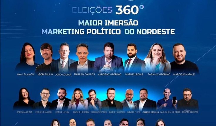 MBA Eleições 360°: estão esgotando os ingressos do último lote do maior evento de marketing político do Nordeste