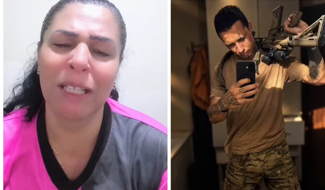 Mãe de alagoano morto na guerra da Ucrânia pede ajuda para trazer corpo do filho para Alagoas