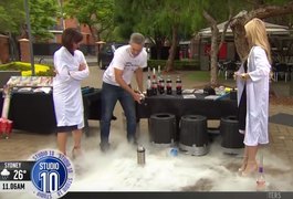 Brincadeira em programa de TV quase vira tragédia; veja o vídeo