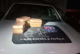 Polícia Militar retira mais de 12 quilos de cocaína de circulação na Santa Lúcia, em Maceió