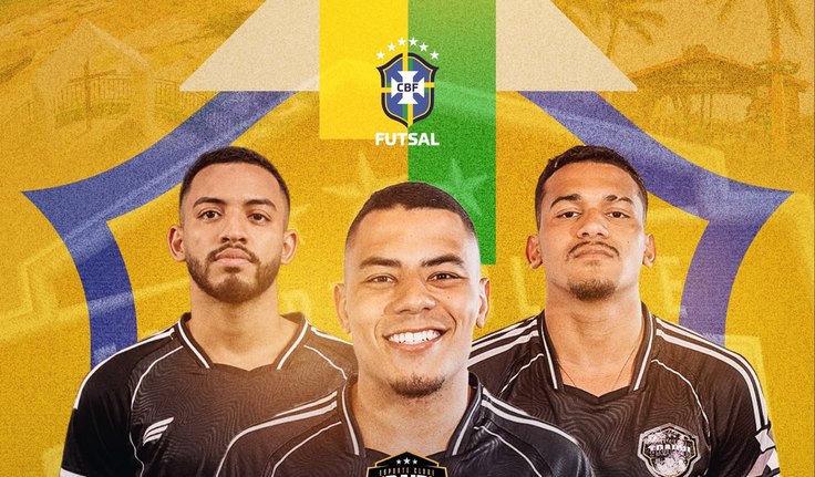 Jogadores do Esporte Clube Traipu são convocados para defender o Brasil na Liga Evolução de Futsal