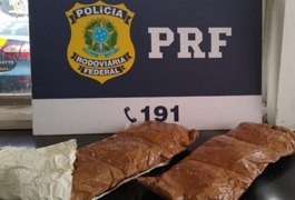 Mulher é presa transportando mais de 3 kg de drogas em ônibus interestadual em São José da Laje