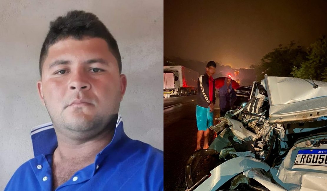 Mototaxista morre em batida frontal com carreta e caminhão-baú atinge veículos no local do acidente em Santana do Ipanema