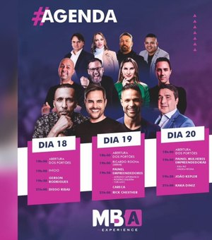 MBA Experience revela seus 12 mentores para 12ª edição em Arapiraca