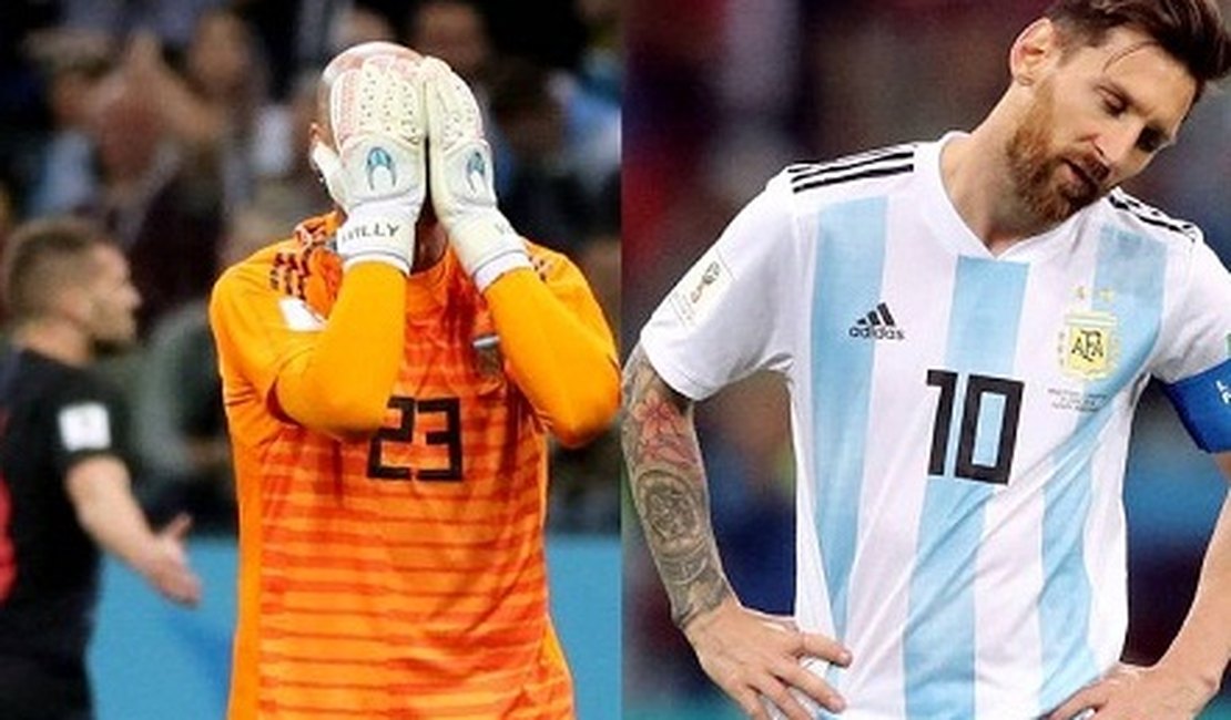 Croácia domina Argentina e vence partida por 3 a 0