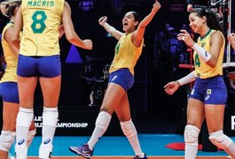 Brasil vence Holanda e encaminha vaga às quartas do Mundial de Vôlei