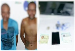 Polícia prende dois suspeitos de assalto no Sertão alagoano