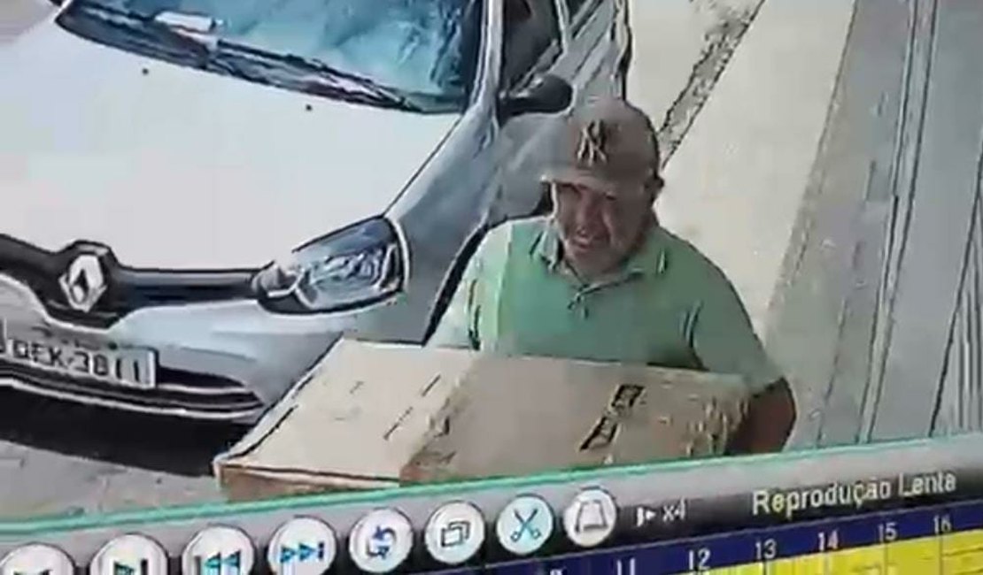 Vídeos mostram ação e rosto do homem que está furtando vários hotéis e pousadas no interior de Alagoas