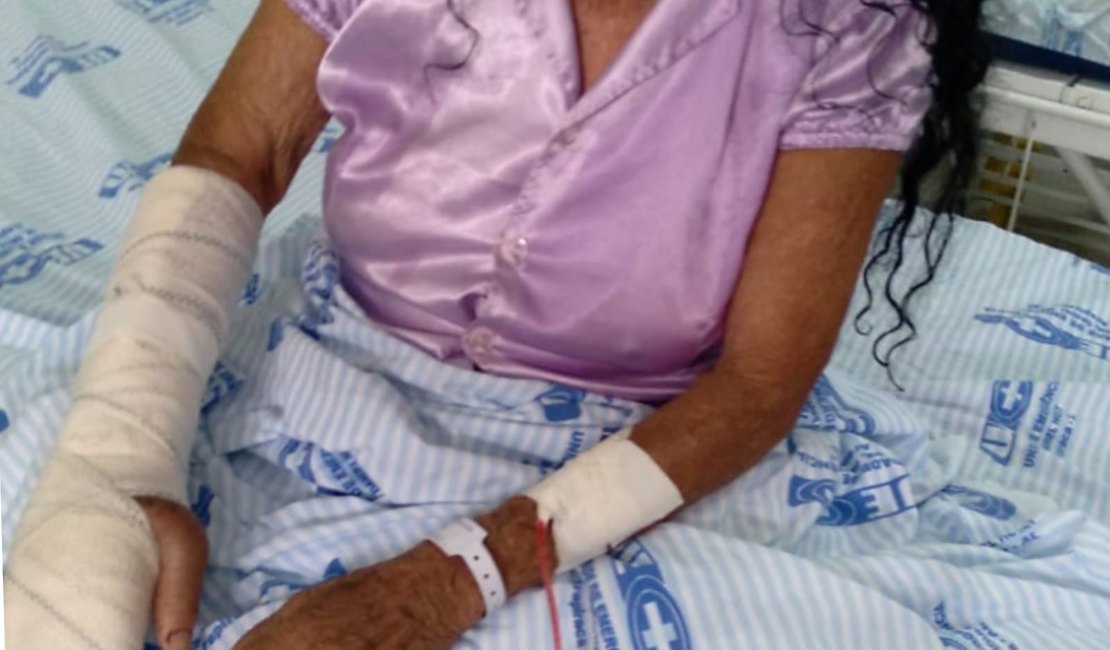 Assaltantes invadem casa de idosa de 90 anos e esganam e agridem ela com barra de ferro no Agreste de Alagoas