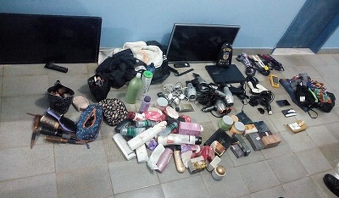 PM prende jovem por roubo majorado em salão de beleza em Maceió