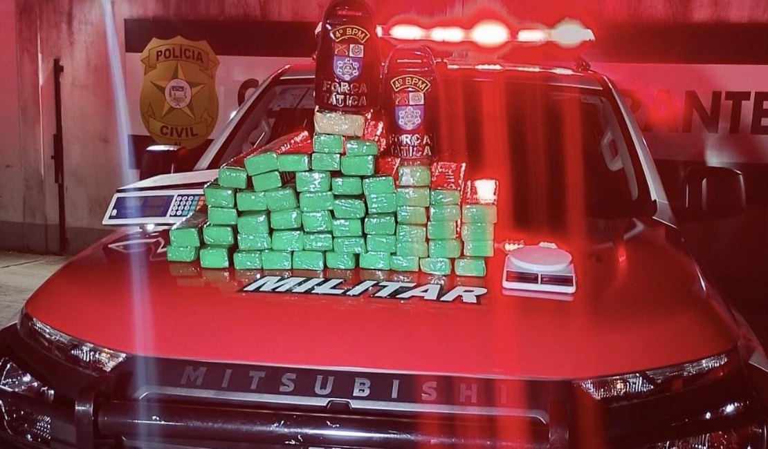 PM apreende 23 armas de fogo e quase 50 kg de drogas na última semana em Alagoas