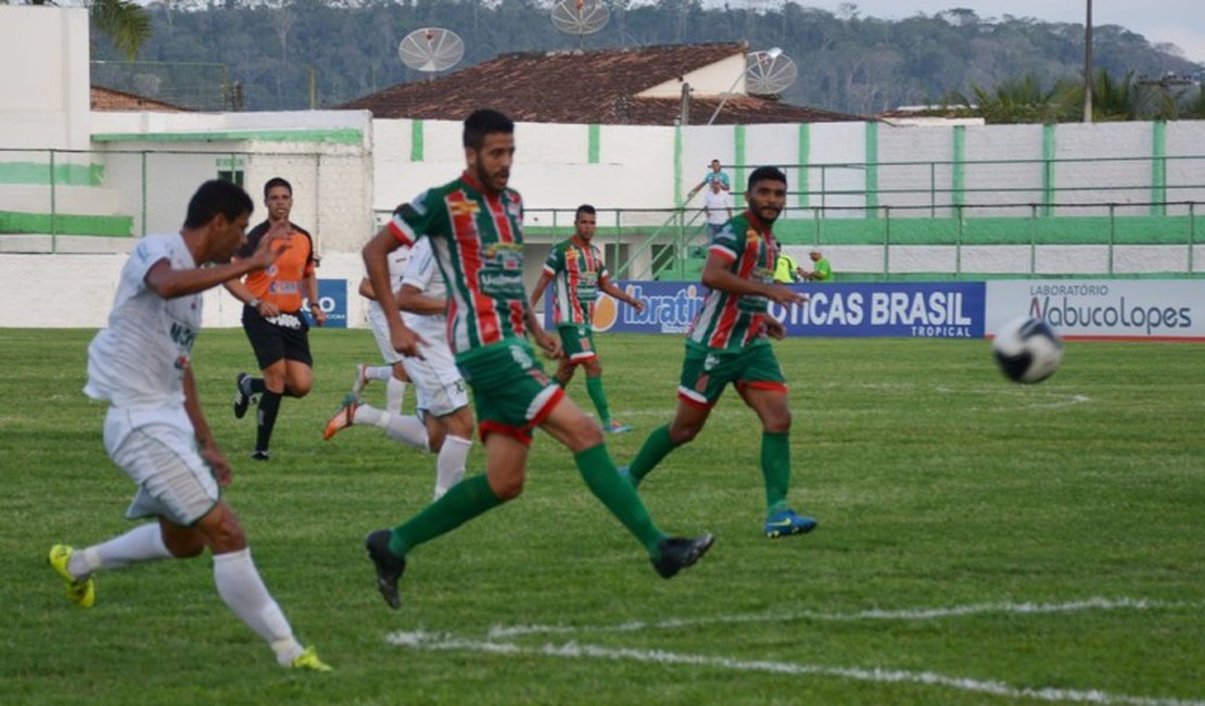 Murici e CSE ficam no empate sem gols no José Gomes da Costa
