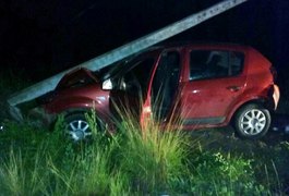 Homem causa acidente na AL 101 Sul e foge antes da chegada da polícia