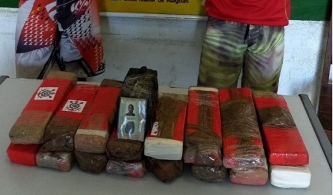 Operação prende dupla com mais de 16 Kg de maconha