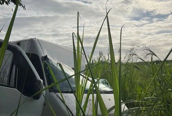 Colisão entre vans deixa motorista ferido na BR-316 entre Satuba e Pilar