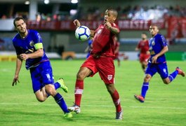 CRB empata com Bahia em 1x1 pelo jogo de ida da 3ª fase da Copa do Brasil