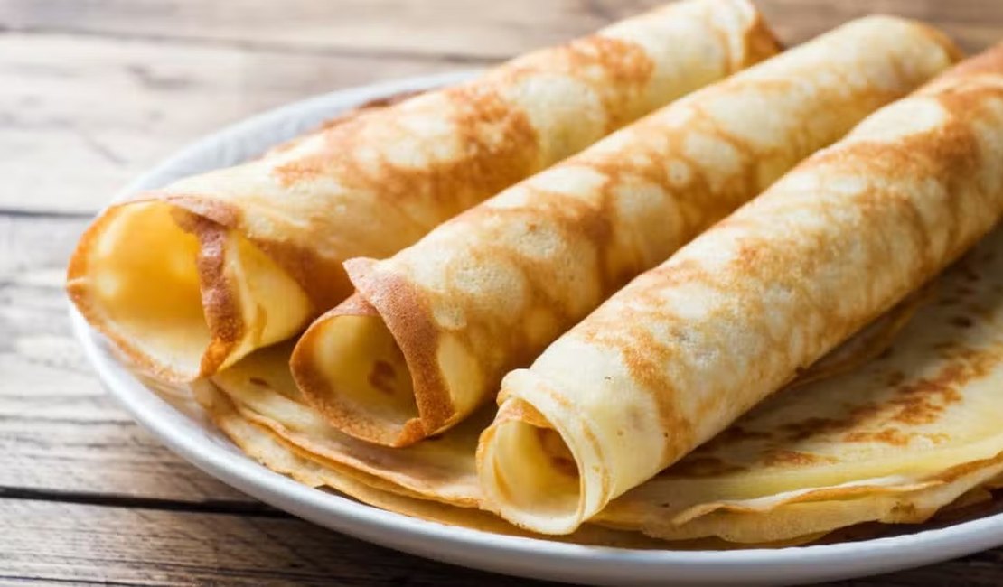 Panqueca simples de liquidificador
