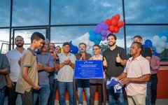 Prefeitura de Traipu inaugura quadras esportivas no Sítio Novo e Vila São José durante programação dos 134 anos do município