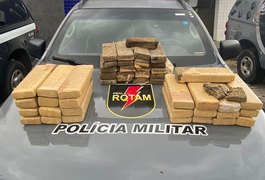 Suspeito de tráfico é preso com quase 40kg de maconha na capital