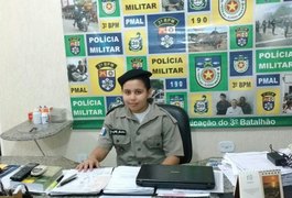 Garota apaixonada pela PM realiza sonho de conhecer 3°BPM no dia de seu aniversário