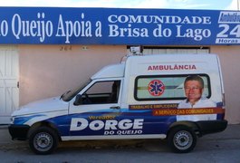 Dorge do Queijo entrega ambulância à comunidade do Brisa do Lago, em Arapiraca