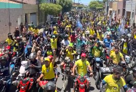 Alfredo Gaspar leva onda verde-amarela e propostas de Flávio Bolsonaro a municípios alagoanos neste sábado (19)