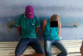 Menores de Maceió são apreendidos em Arapiraca suspeitos de furto