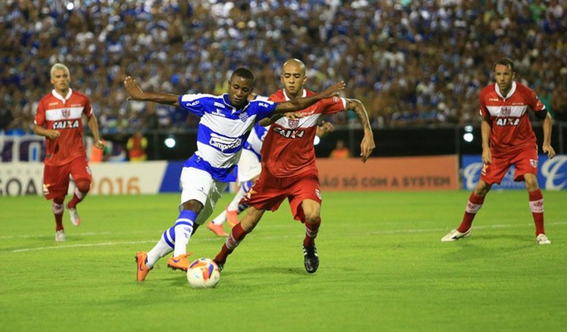 CRB x CSA se enfrentam no segundo clássico do ano, na tarde de hoje (13)