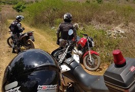Rocam recupera motocicleta roubada na zona rural de Arapiraca