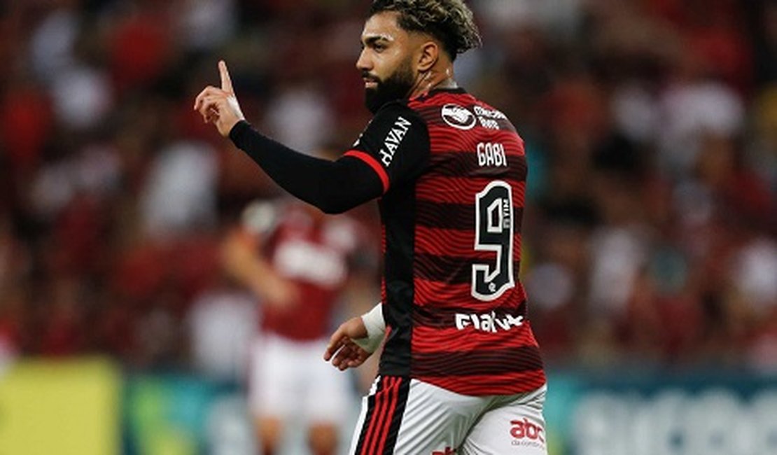 Gabigol culpa arbitragem pela eliminação do Flamengo na Libertadores