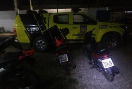 PM apreende duas motocicletas com queixa de roubo no Residencial Agreste
