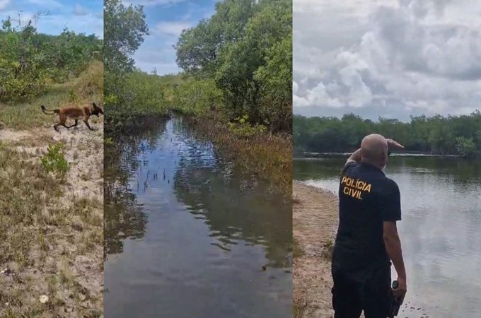 Operação investiga suposto cemitério clandestino em Coruripe; ossada é encontrada durante buscas
