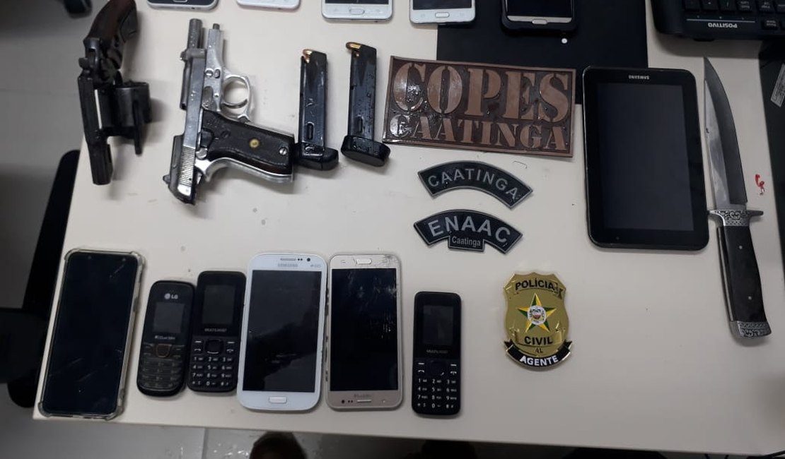 Operação prende suspeitos com armas e munições no Sertão
