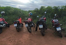 Polícia Militar recupera quatro motocicletas roubadas e apreende outra com sinais de adulteração em Arapiraca