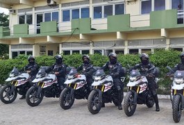 Rocam do 3° Batalhão de Polícia Militar recebe 10 novas motocicletas para o trabalho diário
