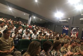 Pelotão Mirim de Arapiraca realiza aula inaugural e incentiva o sonho em novas crianças