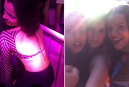 Ex-BBB Emilly curte balada com Bia Bonemer, filha de Fátima Bernardes