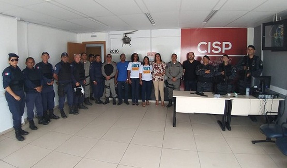 Cisp de Girau do Ponciano recebe coordenadora do Disque denúncia