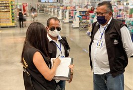 Vigilância Sanitária notifica estabelecimentos e cobra cumprimento de medidas contra a Covid