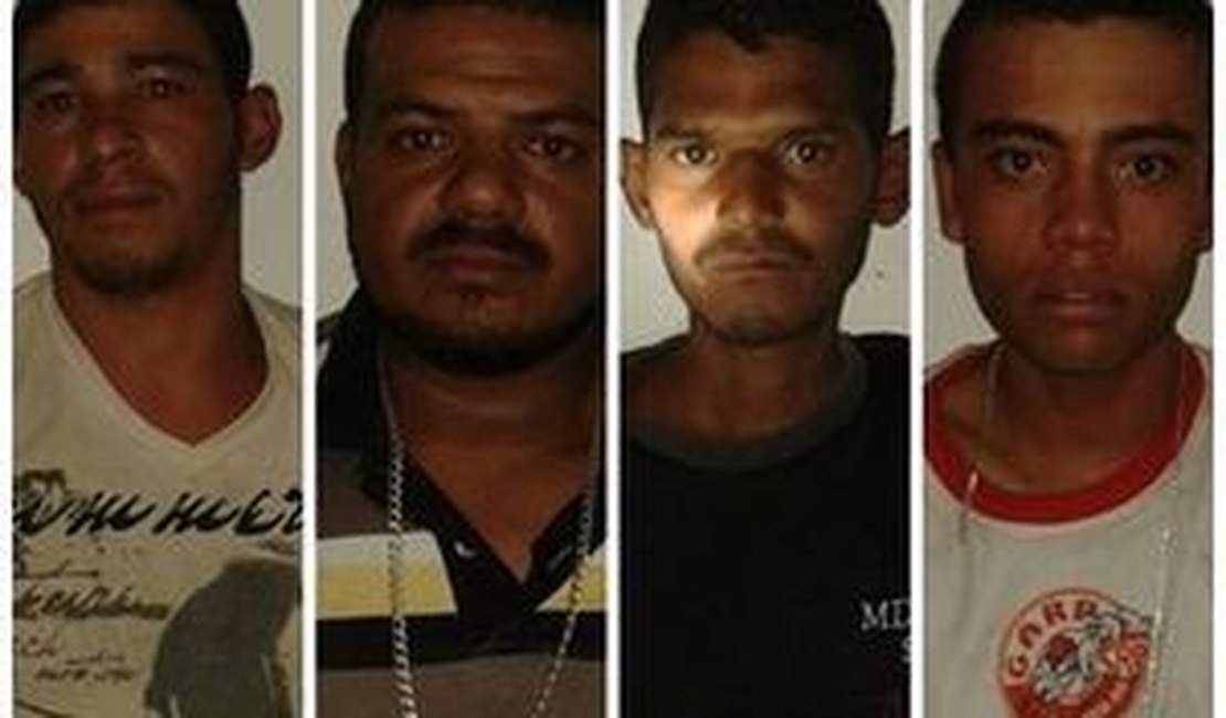 Quatro pessoas são presas por tráfico de drogas no Sertão alagoano