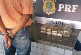 PRF prende homem transportando drogas em trecho da BR-101, em São Sebastião
