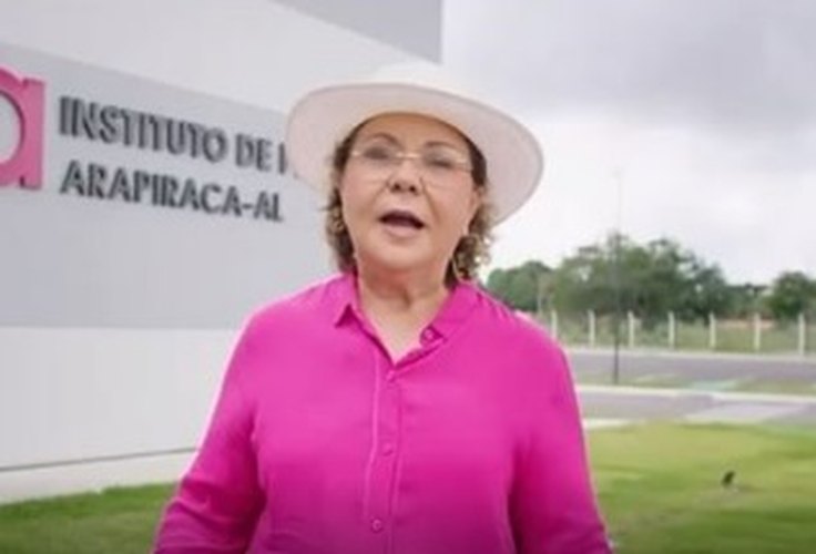 Deputada Tereza Nelma ficou surpresa ao ver Rodrigo Cunha se promovendo com o Hospital de Amor
