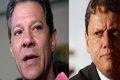 Tarcísio tem 49,1% e Haddad, 42,6% para o governo de São Paulo, aponta pesquisa AtlasIntel/Estadão