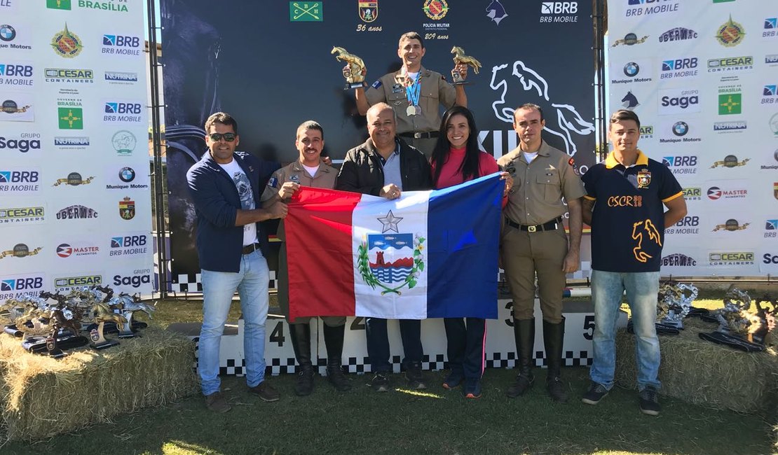 Soldado da cavalaria do 3º BPM é primeiro colocado em campeonato nacional de saltos