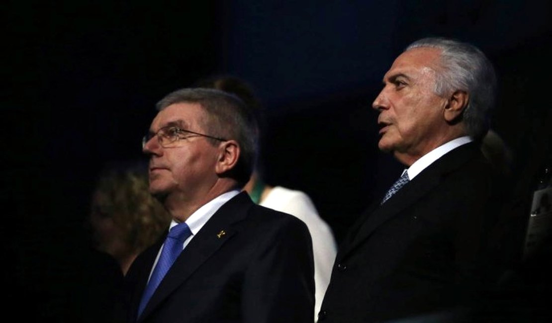 Michel Temer é vaiado durante abertura dos Jogos Olímpicos
