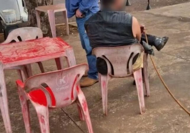 Cliente é amarrado à cadeira após comer pastéis e se recusar a pagar