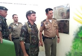 Comandante do 59º Batalhão de Infantaria Motorizada visita 3º BPM de Arapiraca