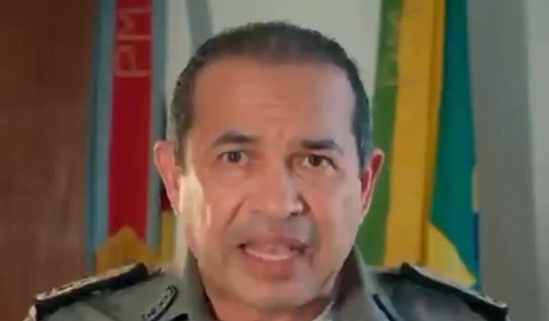 'Você não é gás de cozinha para sumir', diz Comandante-Geral da PMAL em recado a agressor de policiais