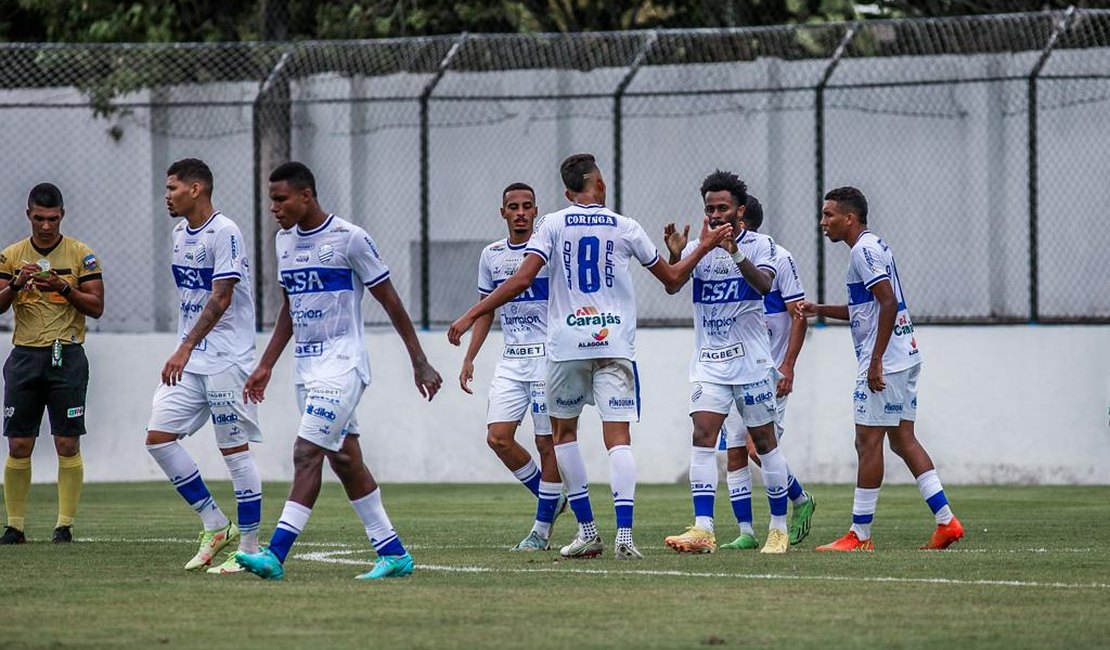 CSA vence Miguelense por 3 a 0 e garante ﻿classificação para o mata-mata da Copa Alagoas