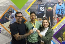 Com apoio da Selaj, atleta conquista prata no Brasileiro Sub-15 e vaga no Bolsa Atleta Nacional